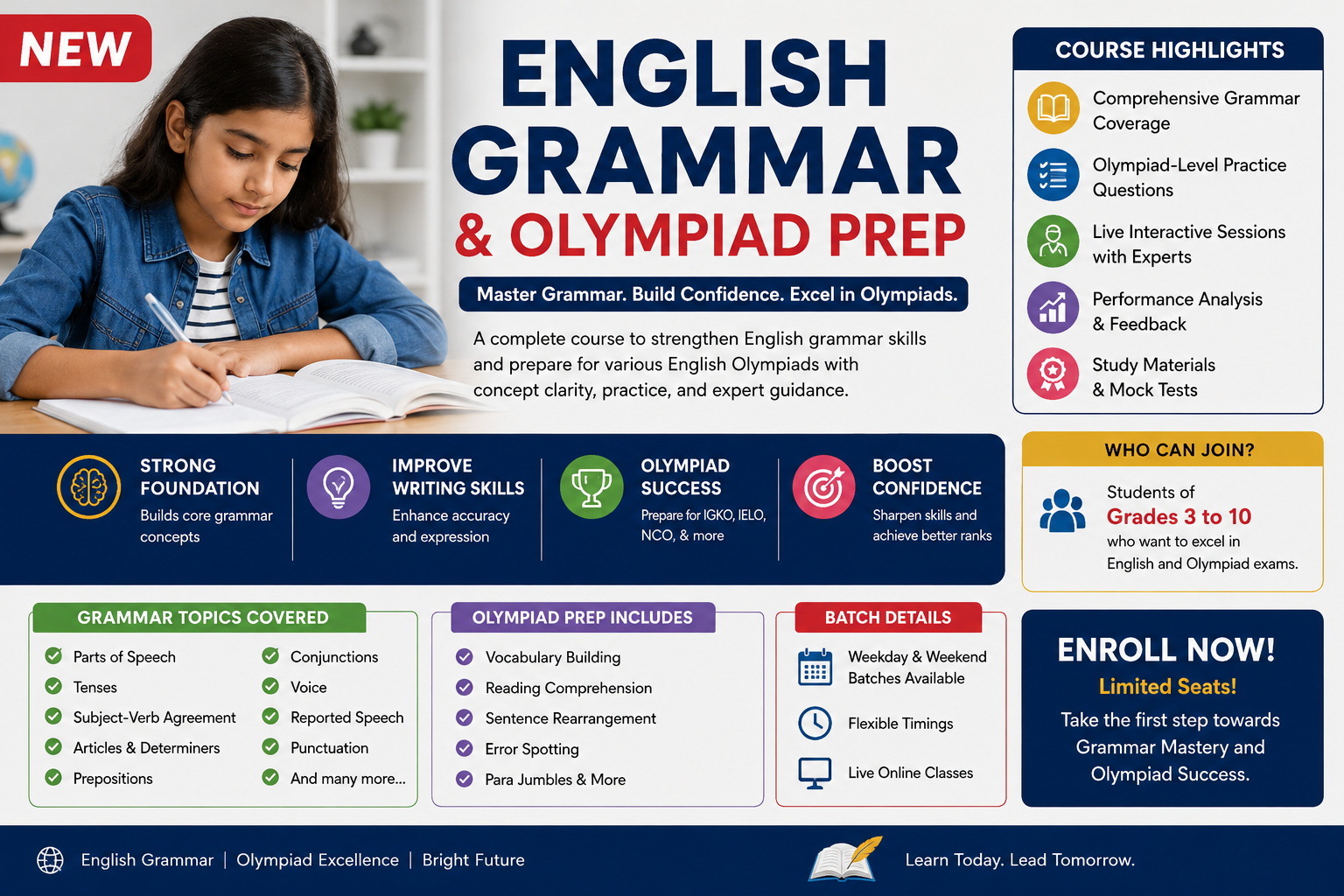 English Grammer & Olympiad Prep