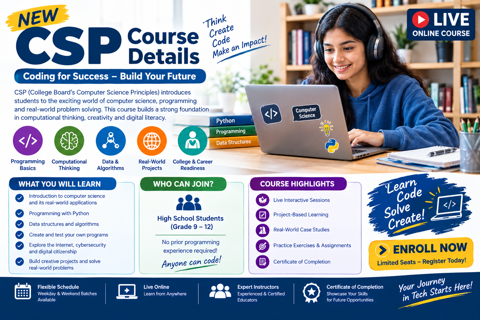 New CSP course details