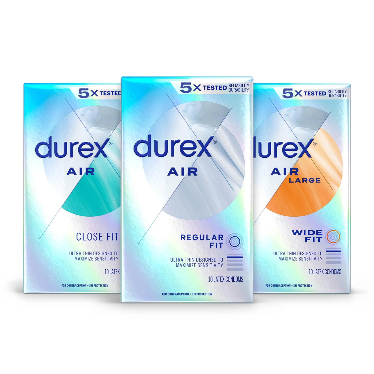 Durex Air Ultra Thin Lubricated Condoms - 10ct