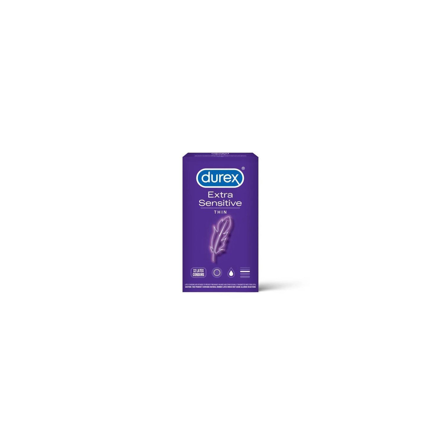 Durex Extra Sensitive Ultra Thin Lubricated Condoms - 3ct