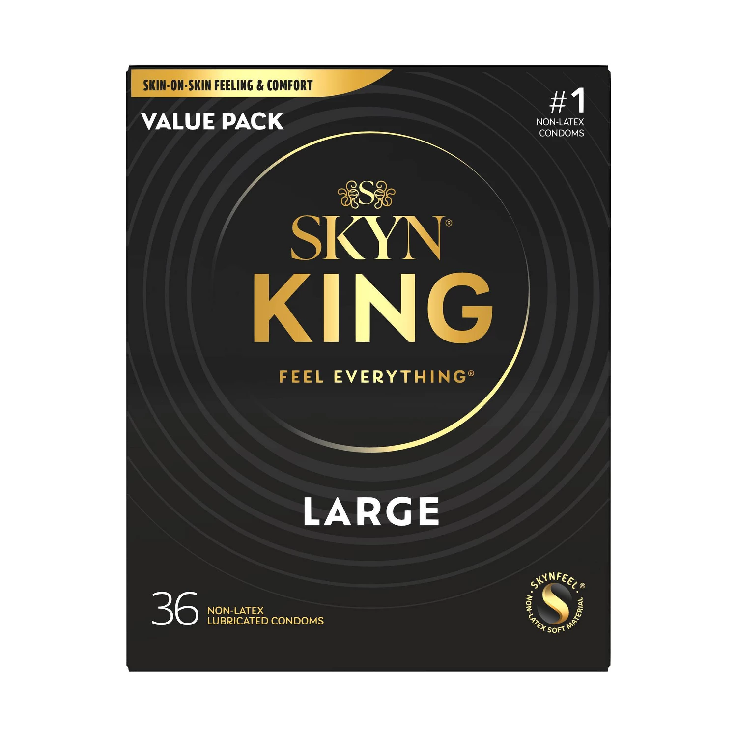 SKYN King Large Non-Latex Lubricated Condoms - 12ct