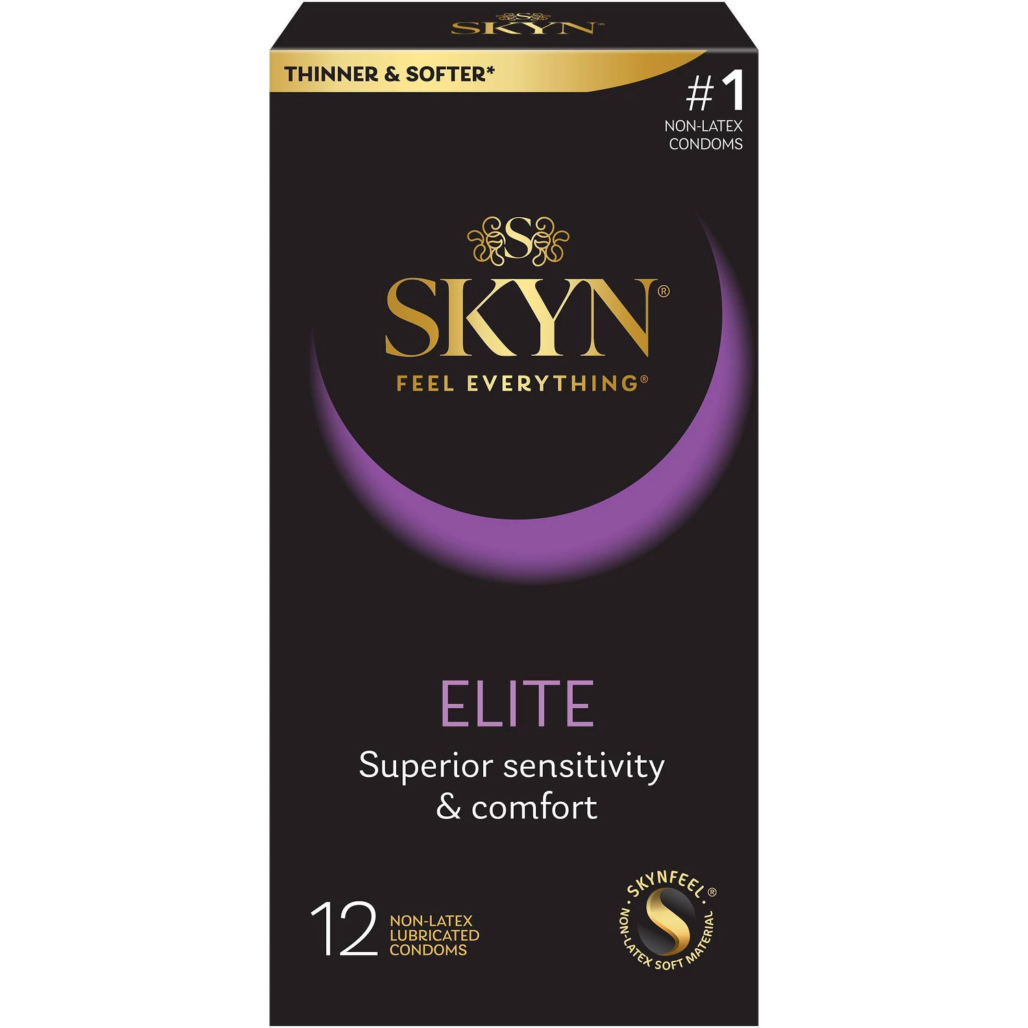 SKYN Snug Fit Non-Latex Lubricated Condoms - 12ct