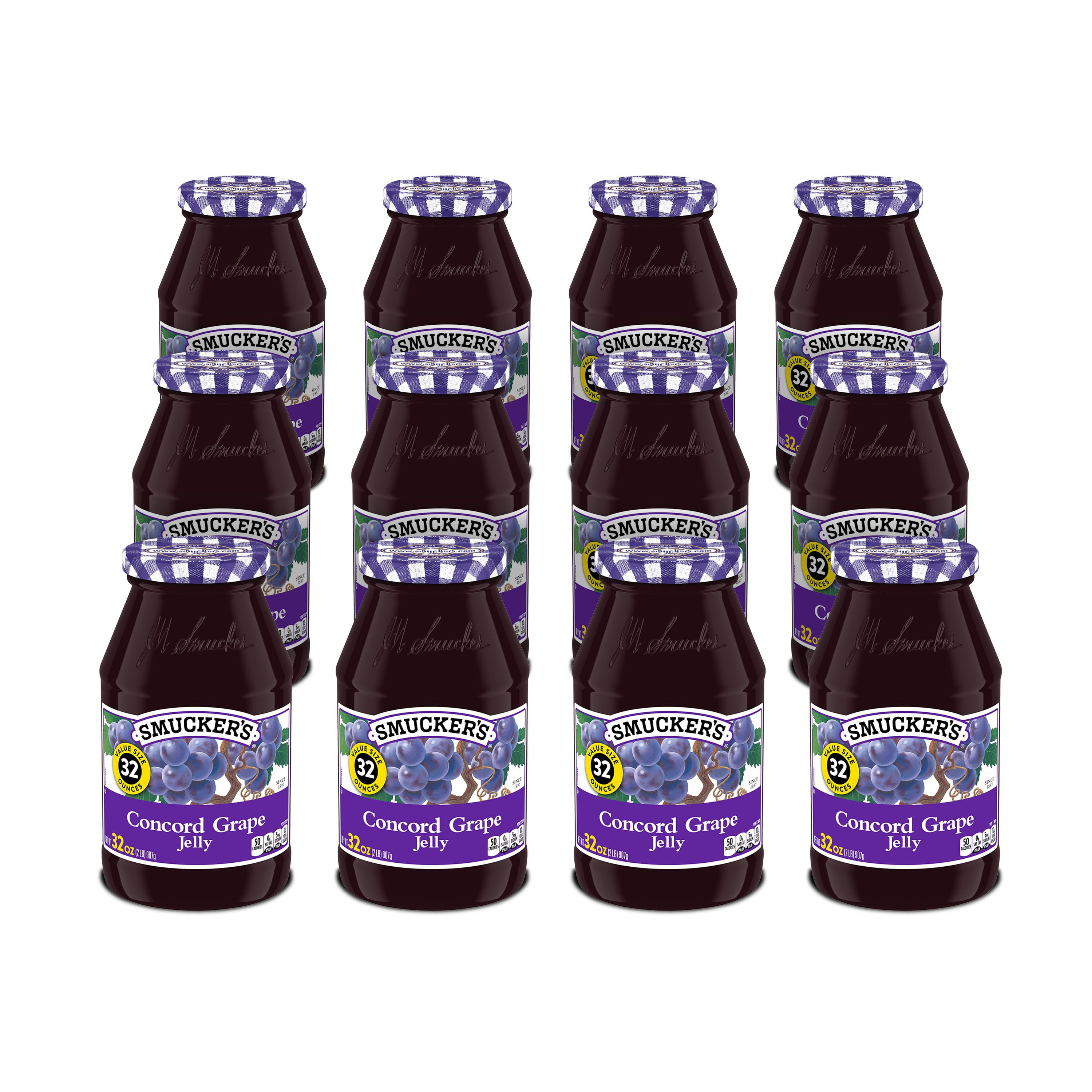 (12 pack) Smucker's Concord Grape Jelly, 32 oz