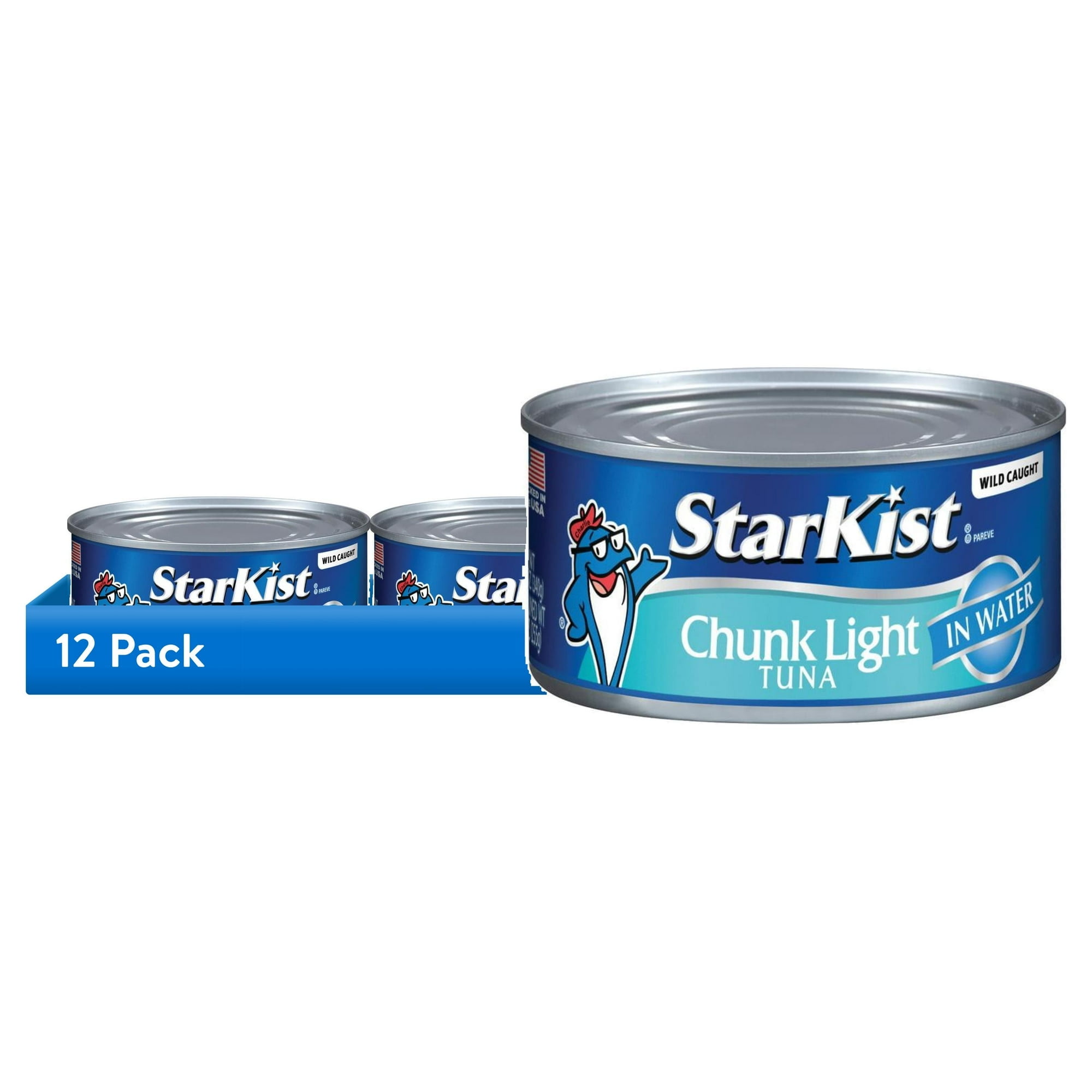 (12 pack) StarKist Chunk Light Tuna in Water, 12 oz