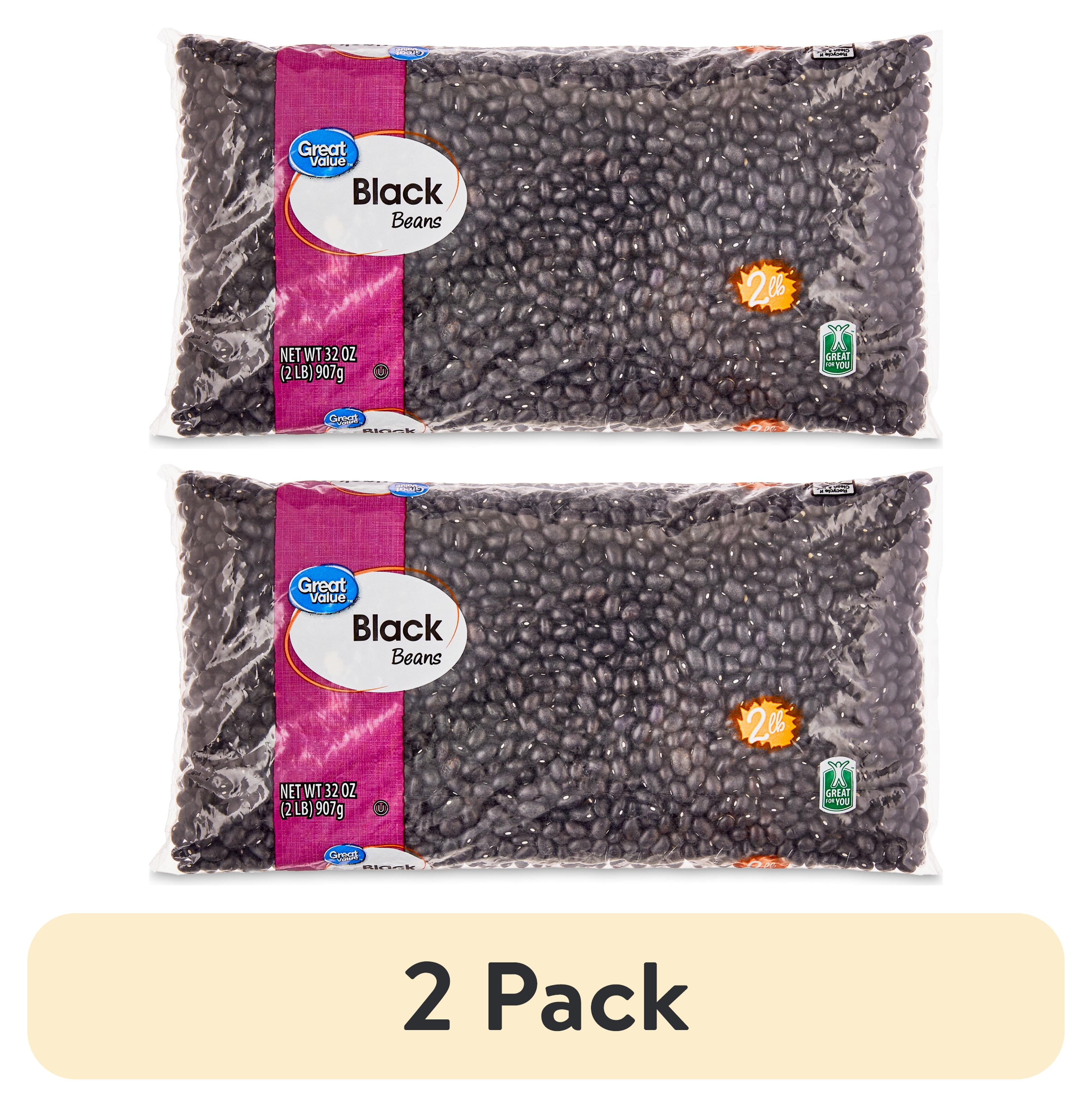 (2 pack) Great Value Black Beans, 32 oz