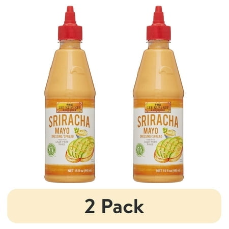 (2 pack) Lee Kum Kee Sriracha Mayo Dressing Spread 15 fl oz. Bottle