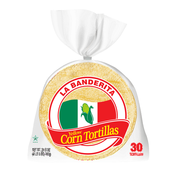 2x-La Banderita Yellow Corn Tortilla 30 Count