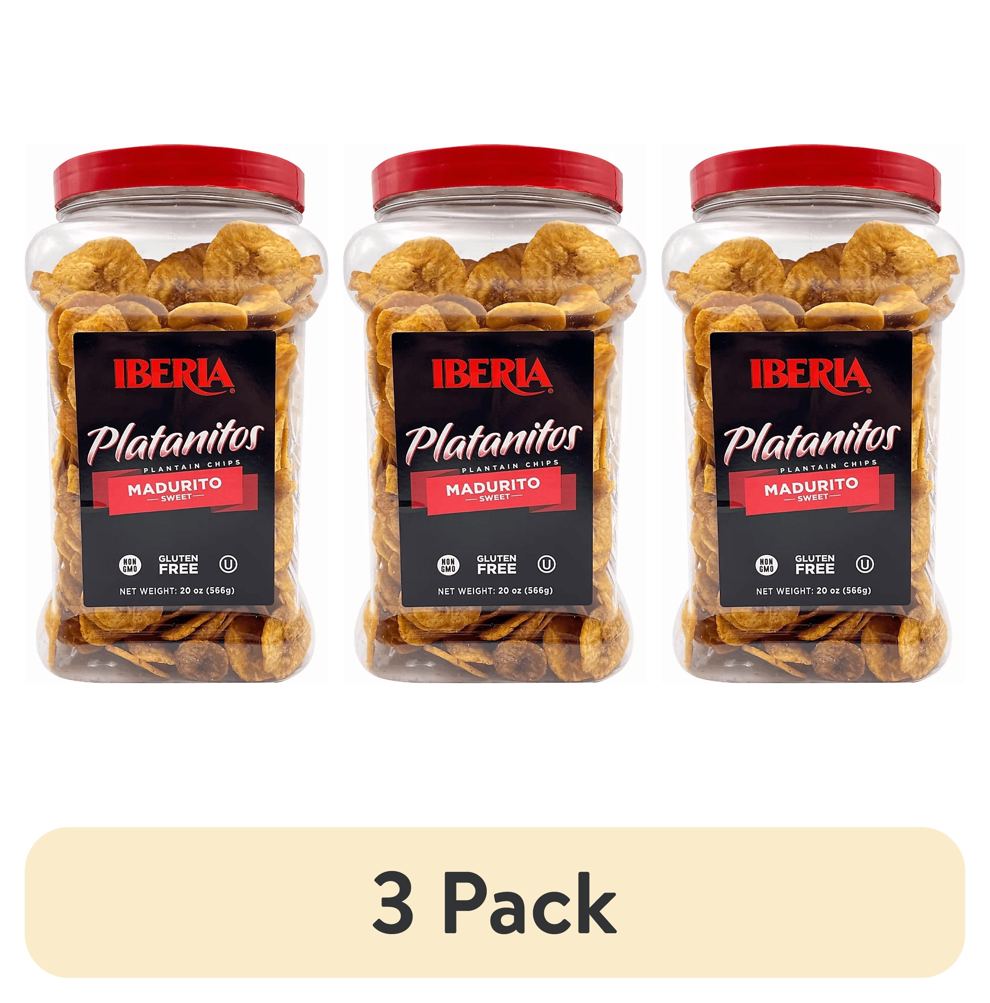 (3 pack) Iberia Sweet Plantain Chips, 10 oz