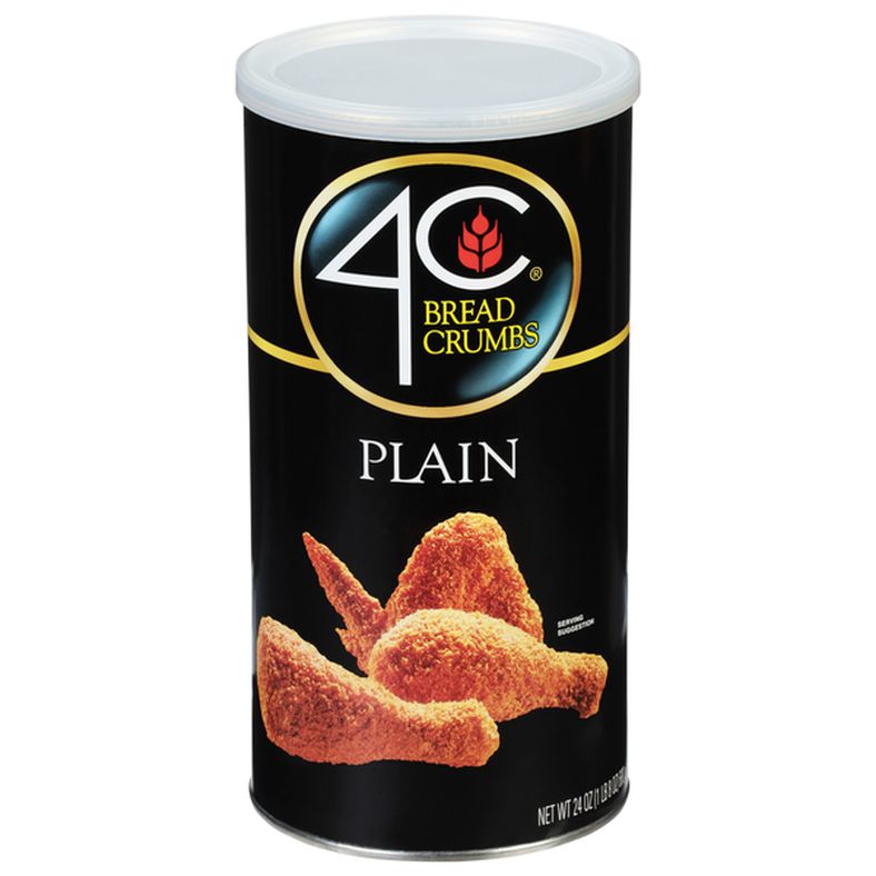 4C Foods Bread Crumbs, Plain