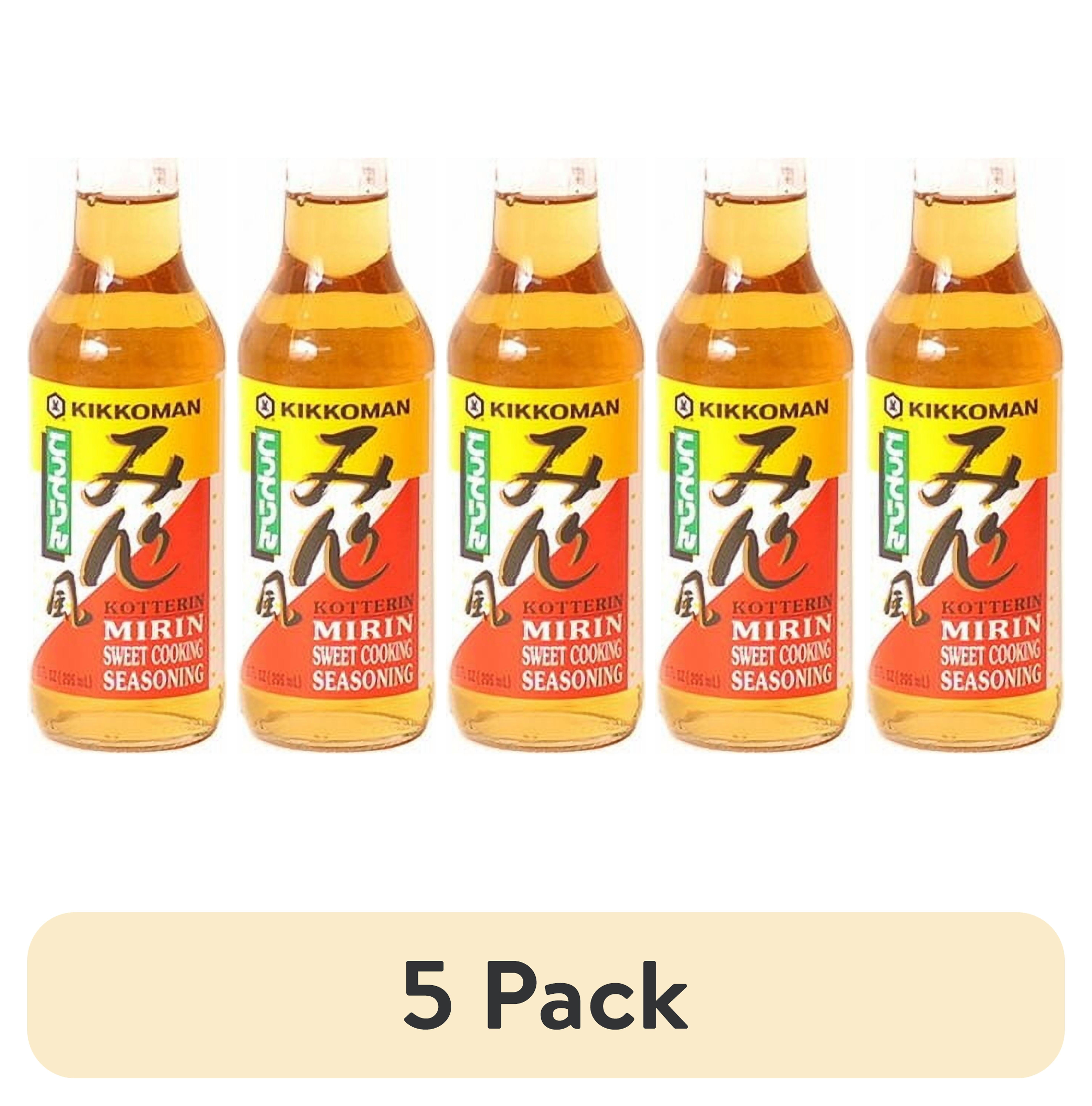 (5 pack) Kikkoman Kotteri Mirin Style Sweet Cooking Seasoning, 10 oz