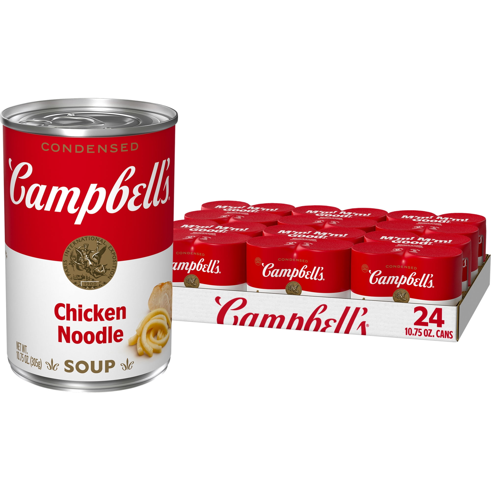 (6 pack) Campbells Condensed Chicken Noodle Soup, 10.75 oz Can (4 Pack)