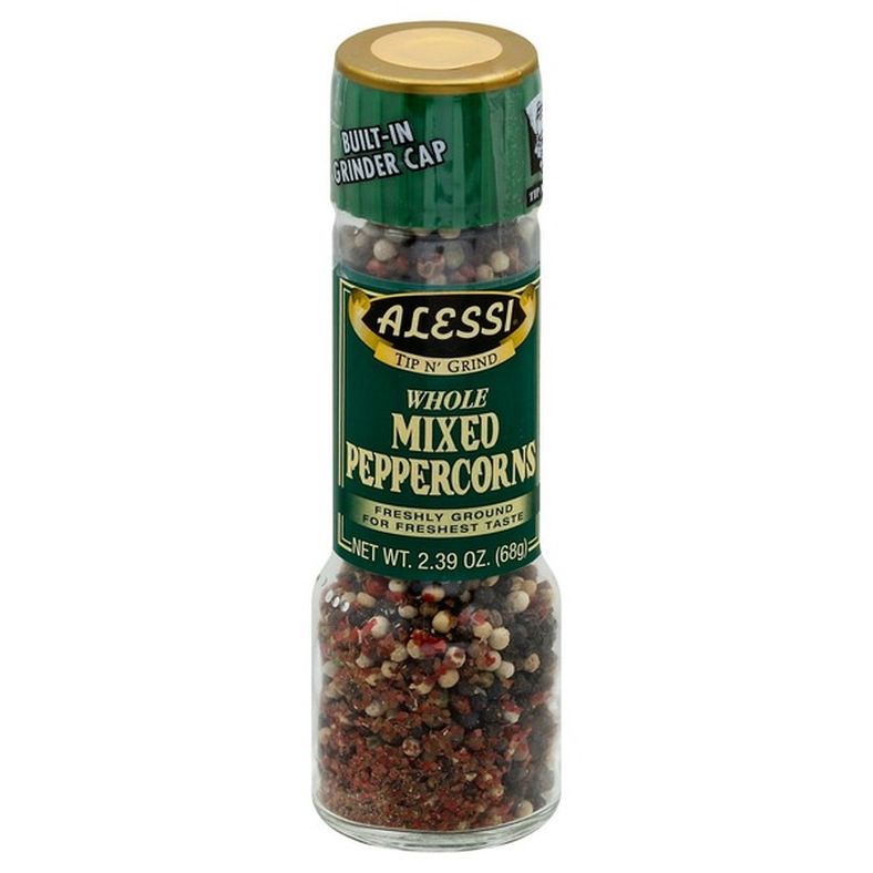 Alessi Peppercorns, Mixed, Whole