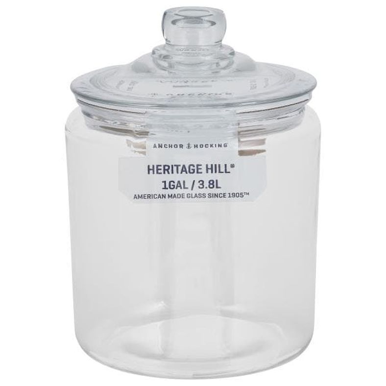 Anchor Hocking Heritage Hill Jar With Glass Lid