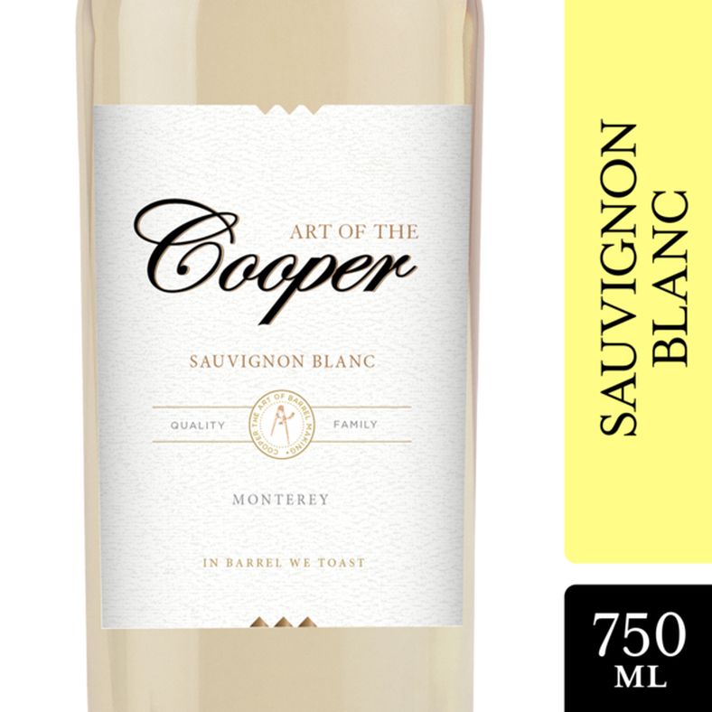 Art of the Cooper Sauvignon Blanc White Wine, California, 750mL, 13.5%