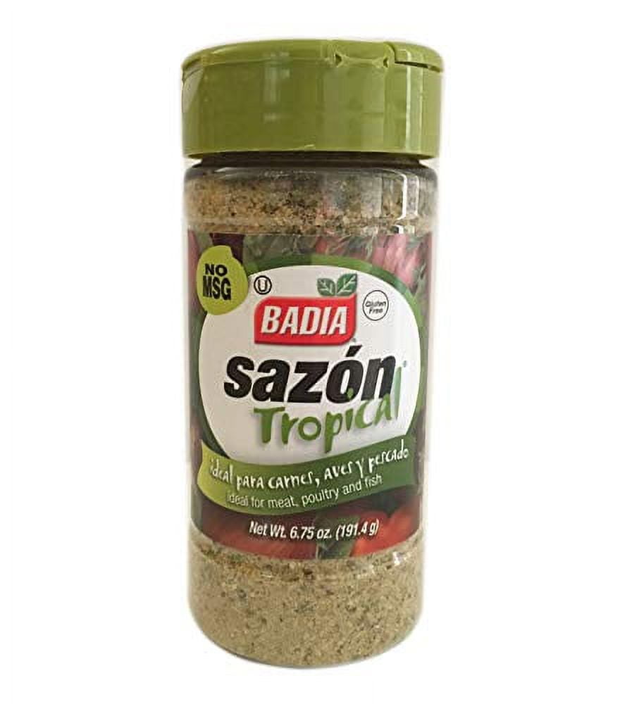 Badia Sazn Tropical, Spices & Seasoning, 6.75 oz