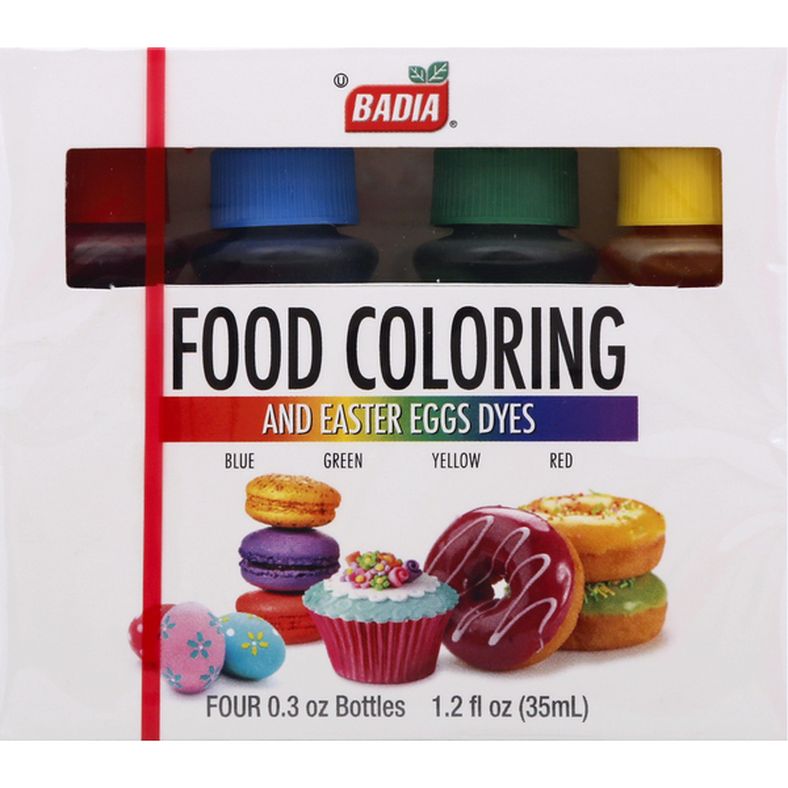 Badia Spices Food Coloring, and Easter Eggs Dyes