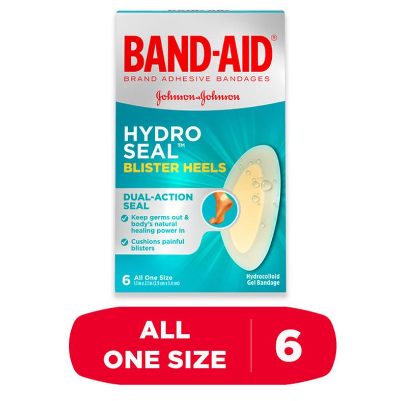 BAND-AID Hydro Seal Hydrocolloid Heel Blister Bandages