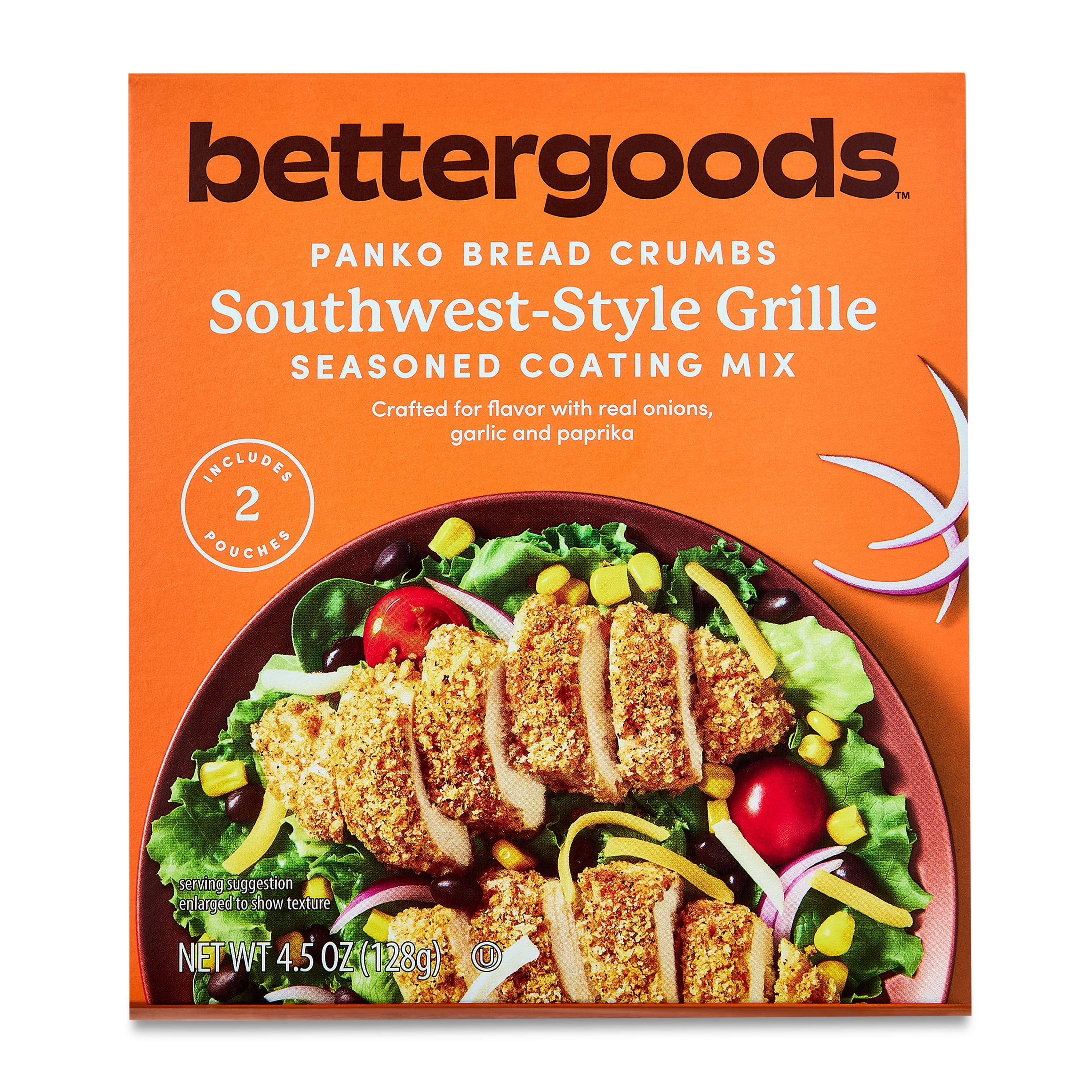 bettergoods Southwest-Style Grille Panko Bread Crumbs Seasoned Coating Mix, 4.5 oz