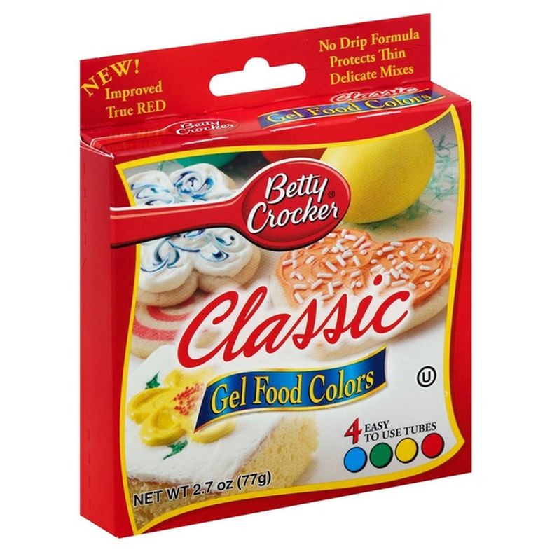 Betty Crocker Gel Food Color, Classic Colors