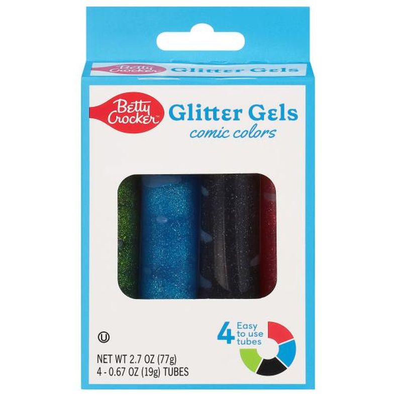 Betty Crocker Glitter Gels, Comic Colors