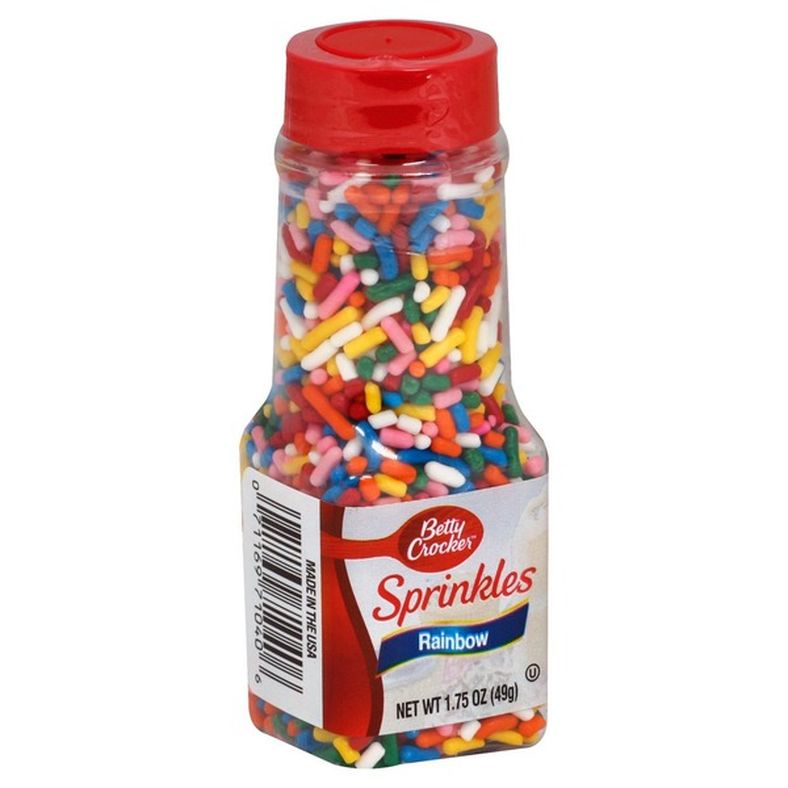 Betty Crocker Rainbow Mix Decorating Decors