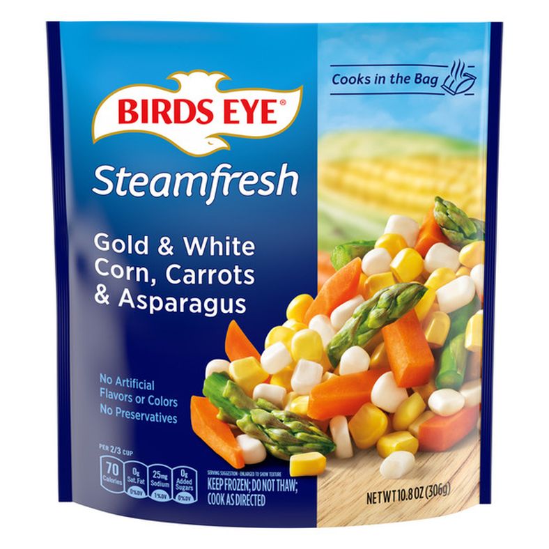 Birds Eye Steamfresh Corn, Carrots & Asparagus Mixed Vegetables, Frozen Vegetables