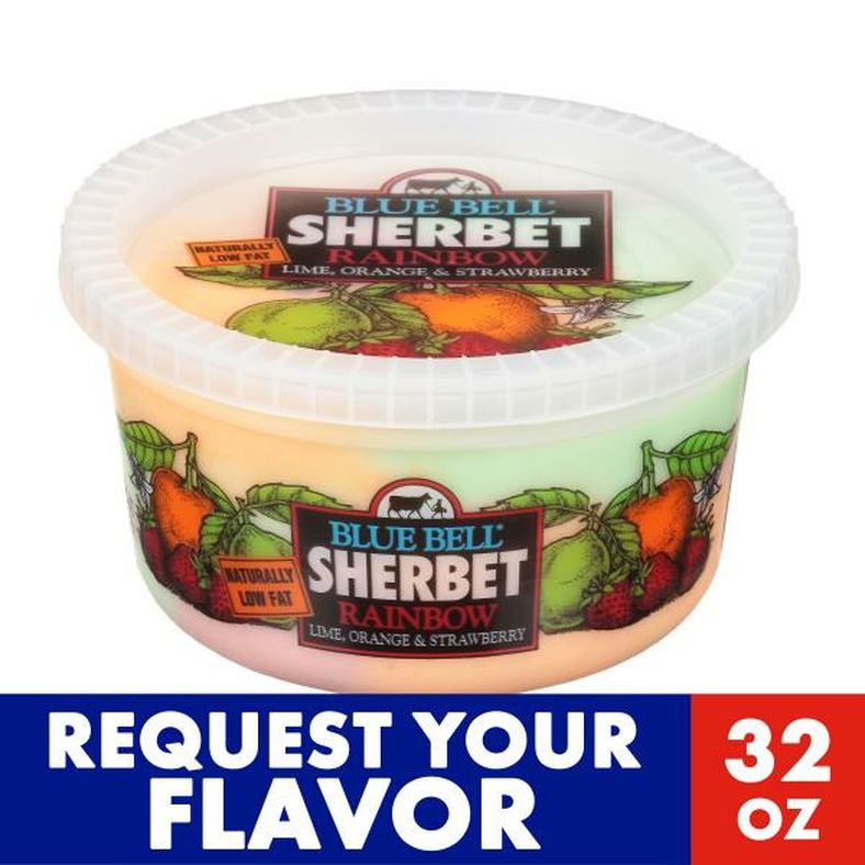 Blue Bell Sherbet, Assorted Flavors