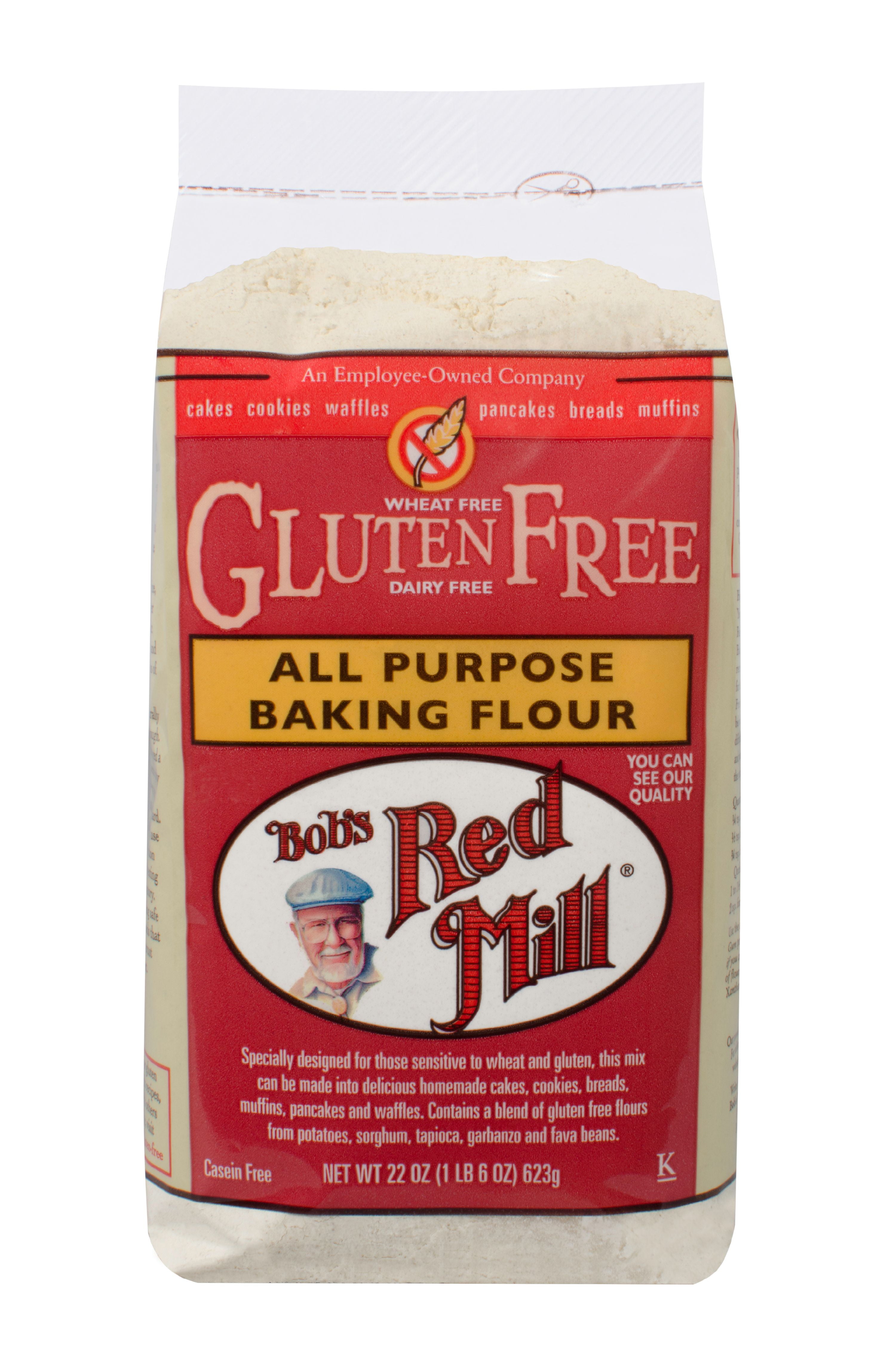 Bob's Red Mill, Gluten Free, All - Purpose Baking Flour, 22 oz Resealable Plastic Bag