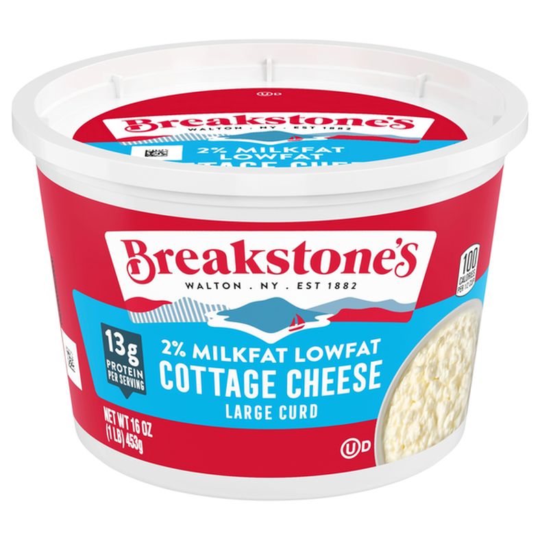 Breakstone's Cottage Cheese, 2% Milkfat, Lowfat, Large Curd