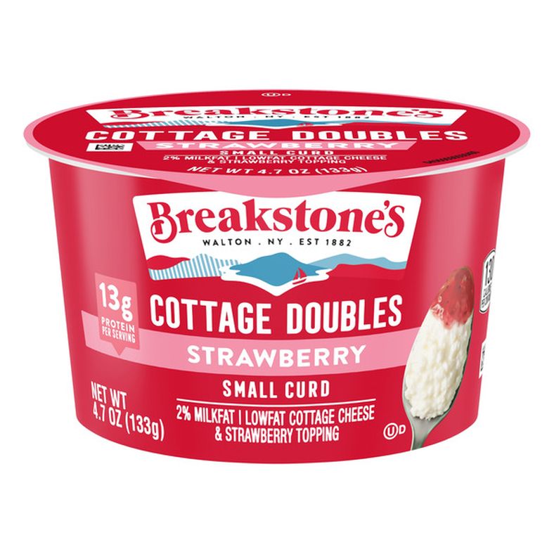 Breakstone's Cottage Doubles Cottage Cheese & Strawberry Topping