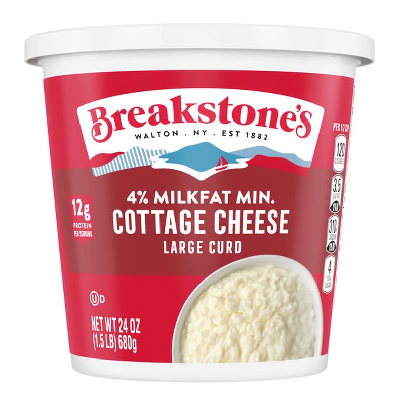 Breakstone's Large Curd 4% Milkfat Min. Cottage Cheese oz Tub