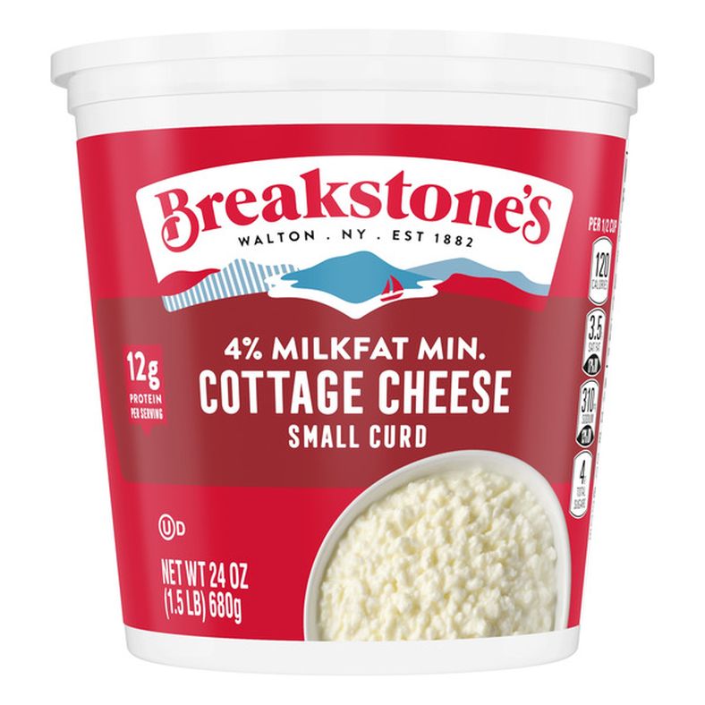 Breakstone's Small Curd 4% Milkfat Min. Cottage Cheese oz Tub