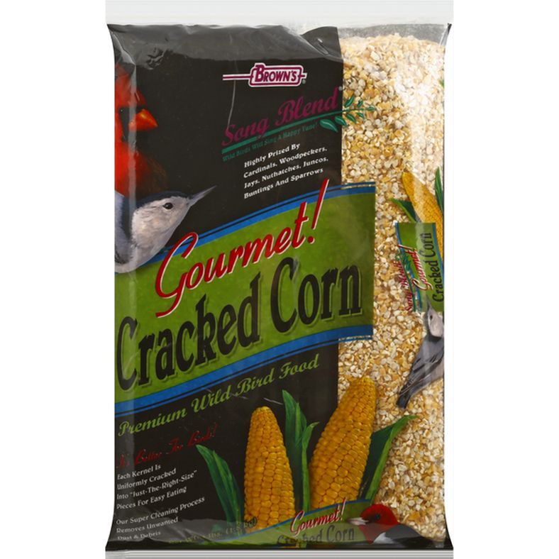 Brown's Wild Bird Food, Premium, Gourmet Cracked Corn