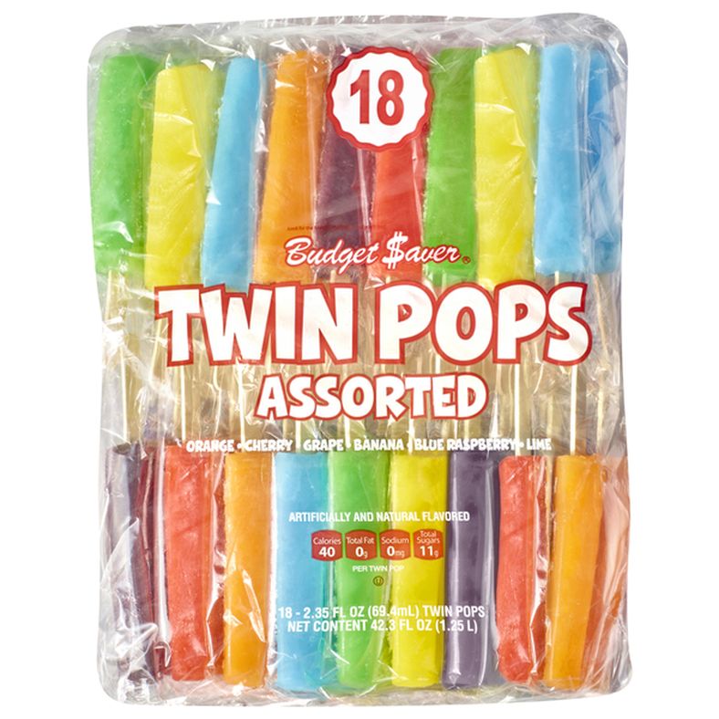 Budget Saver Assorted Twin Pops