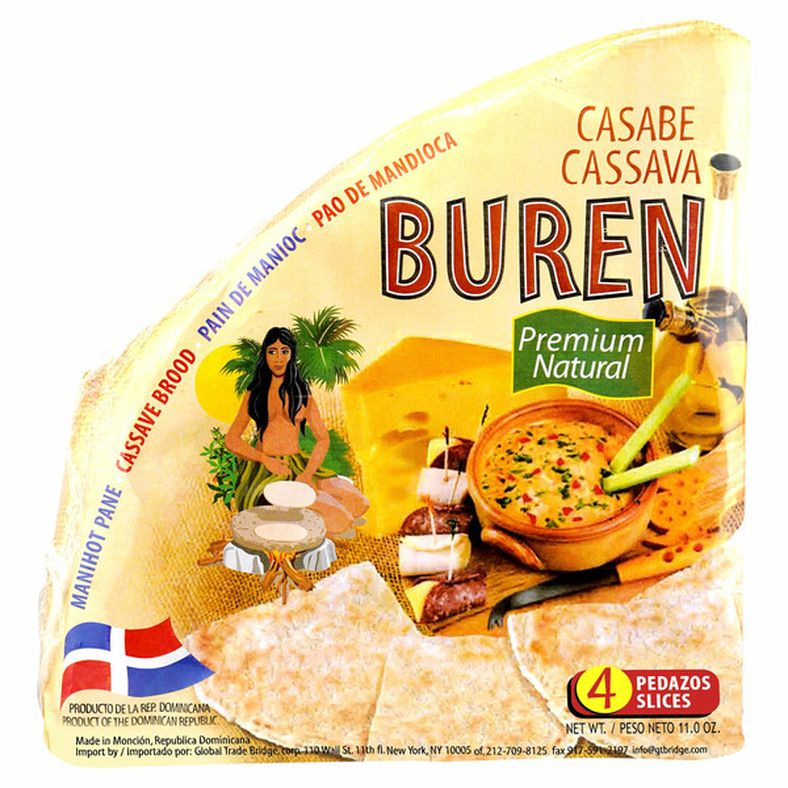 Buren Casabe Cassava 4 Count