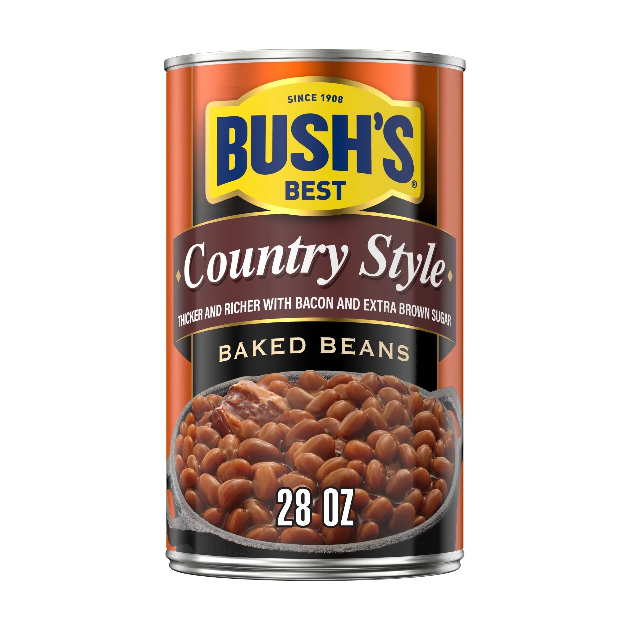 Bush Country Style Baked Beans, Canned Beans, 28 oz Can - Available at Good Kitchen Market on StoresGo