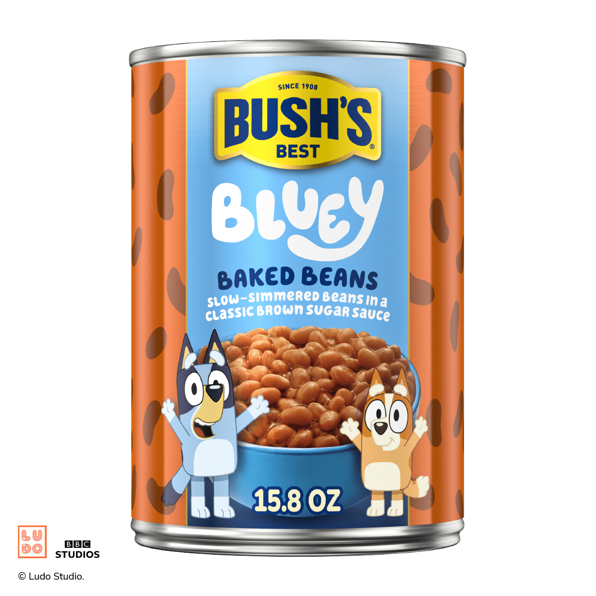 Bush's Bluey Baked Beans, Canned Beans, 15.8 oz Can - Available at Good Kitchen Market on StoresGo