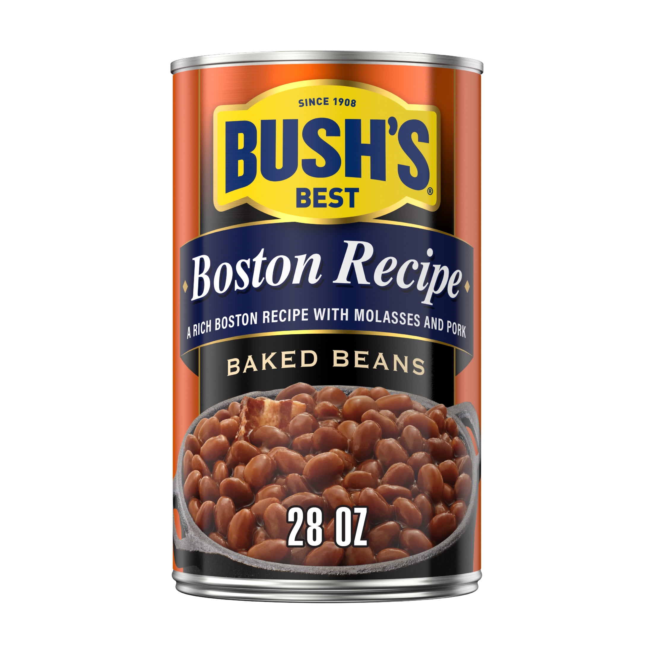 Bush's Boston Recipe Baked Beans, Canned Beans, 28 oz Can - Available at Good Kitchen Market on StoresGo