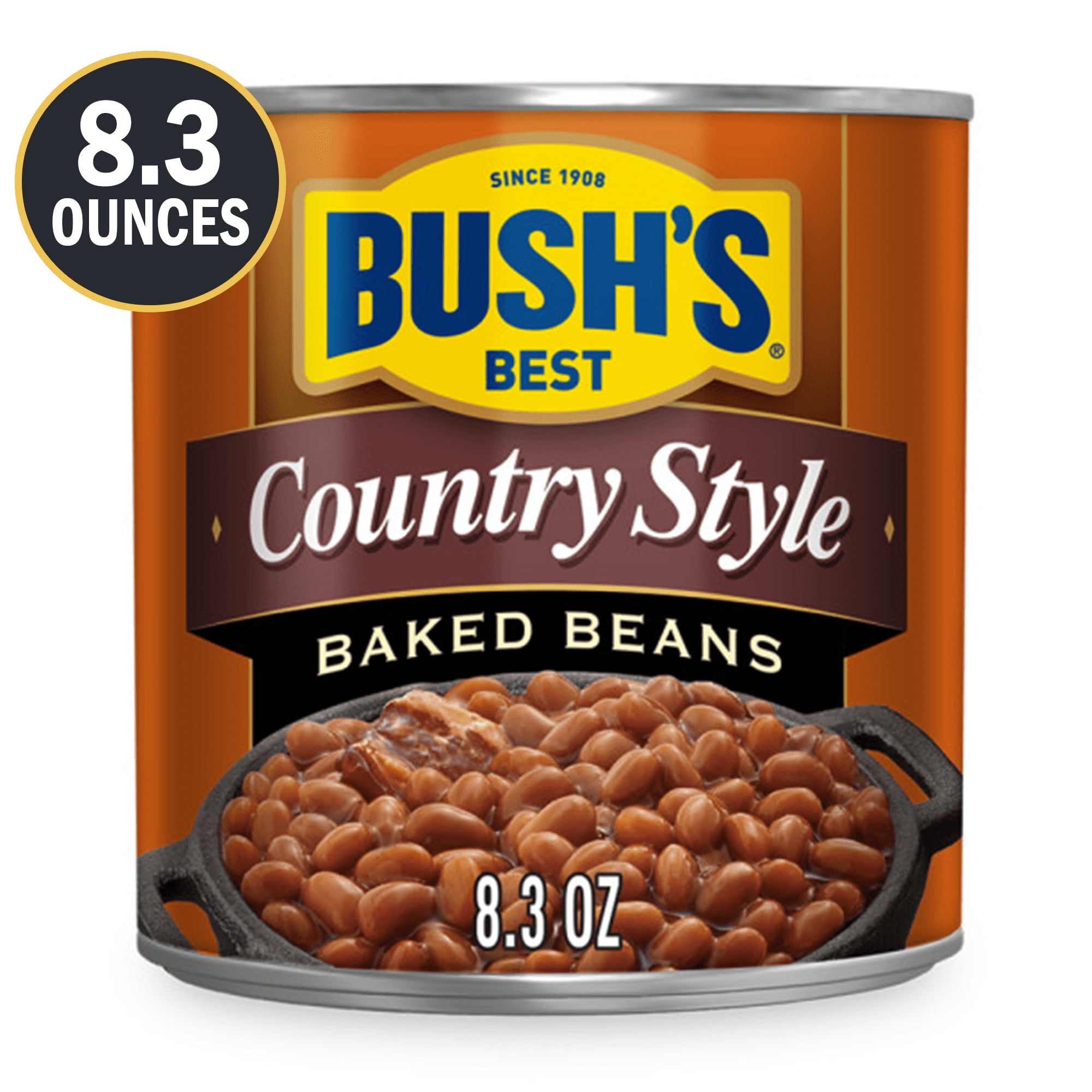 Bush's Country Style Baked Beans, Canned Beans, 8.3 oz - Available at Good Kitchen Market on StoresGo