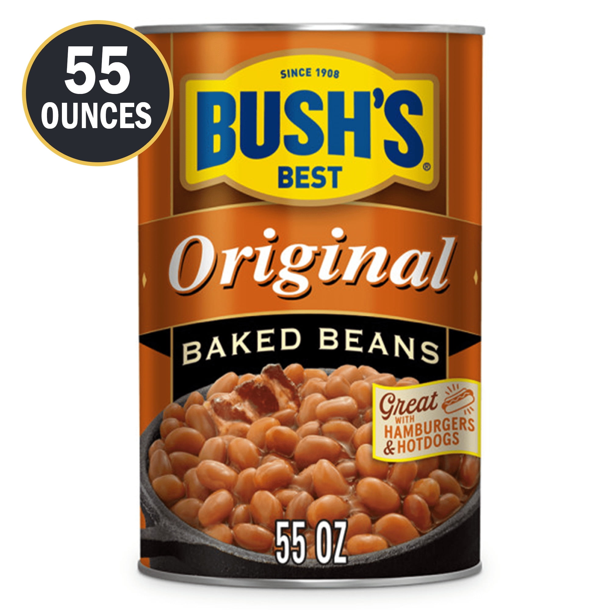 Bush's Original Baked Beans, Canned Beans, 55 oz Can - Available at Good Kitchen Market on StoresGo