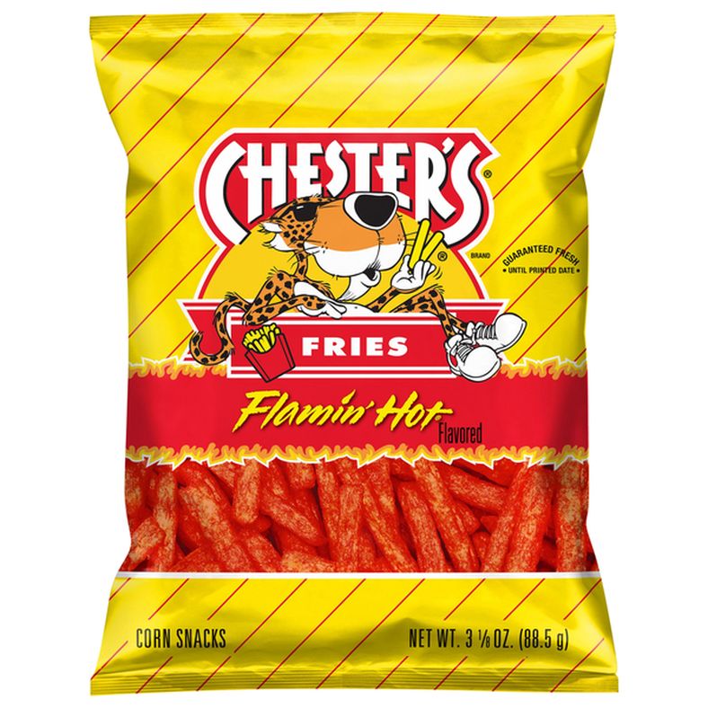 Chester's Fries Flamin' Hot Flavored Corn Snacks