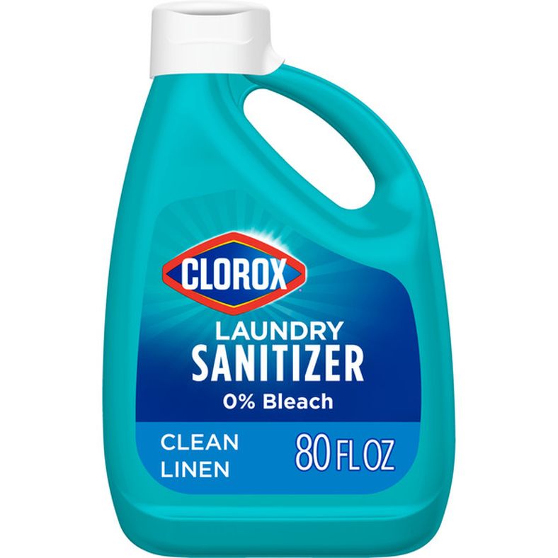 Clorox Laundry Sanitizer, 0% Bleach, Color Safe, Clean Linen
