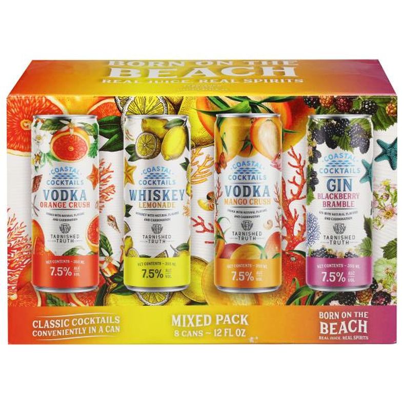 Coastal Cocktails Assorted Mixed Pack Classic Cocktails