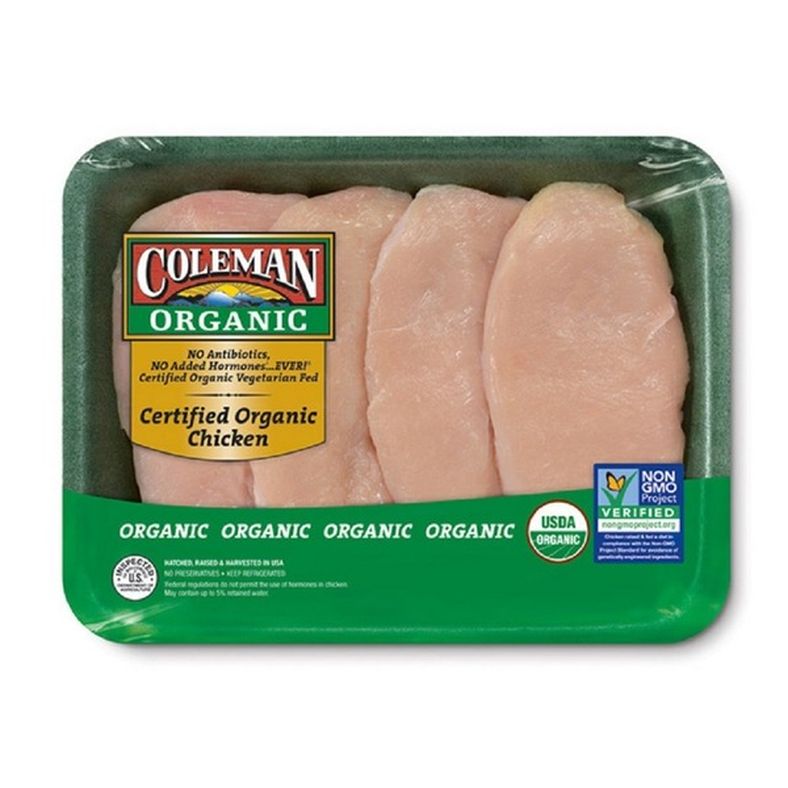 Coleman Organic Boneless Chicken Breast Thin Sliced