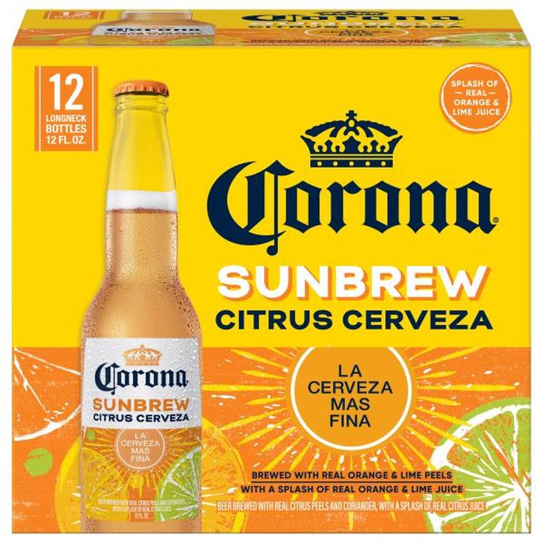 Corona Sunbrew Citrus Cerveza Mexican Import Beer Bottles