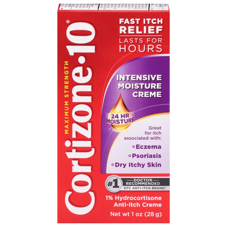 Cortizone 10 Anti-Itch Creme, Maximum Strength, Intensive Moisture Creme