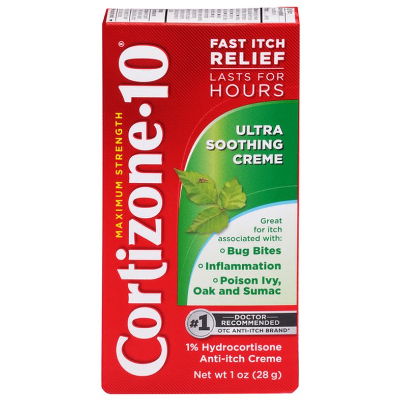 Cortizone 10 Anti-Itch Creme, Maximum Strength, Ultra Soothing Creme