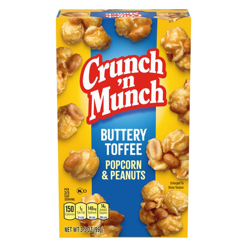 Crunch ‘n Munch Buttery Toffee Popcorn with Peanuts