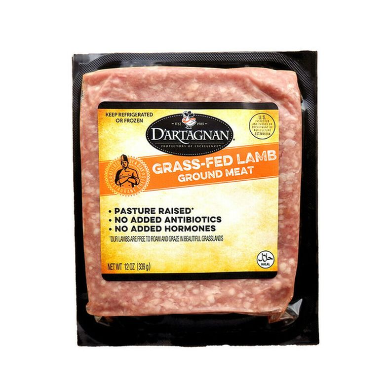 D'Artagnan Grass-fed Lamb, Ground Meat