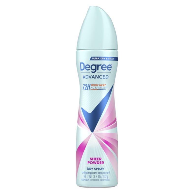 Degree Antiperspirant Deodorant Dry Spray Sheer Powder